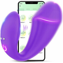 Wibrator bezprzewodowy z pilotem Bluetooth, stymulator erotyczny dla kobiet, 18 cm, czarny, dyskretny i wygodny w użyciu
