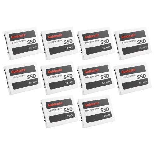 10X Goldenfir SSD 120 GB SSD 2.5 Disco Rígido Discos de Estado SóLido SSD Interno de 2,5 Polegadas