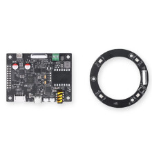 ReSpeaker Flex XVF3800 4-Mikrofon-KI-Mikrofon 360-Fernfeld-Spracherfassung USB/I2S für Robotik Verkörperte KI Rund