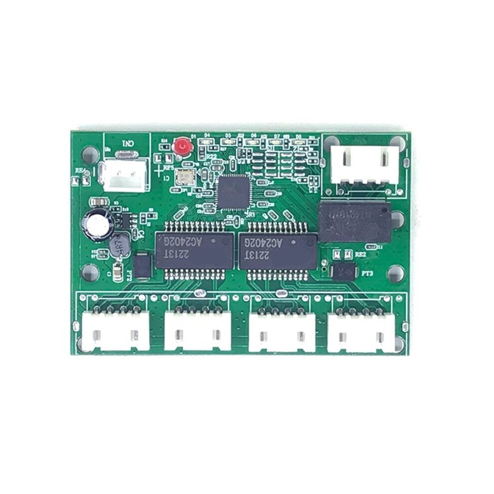 Photos - Card Reader / USB Hub Zandona Fast 5 Port Ethernet TAP 10 / 100mbps Network HUB Pcb Module Board for System Integration