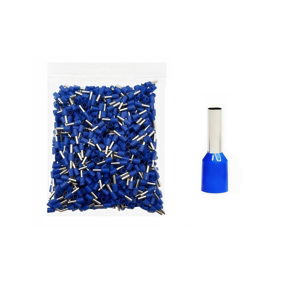 1000Pcs Tubular Crimp Terminals Electrical Wire Cable Ferrules Connectors E6012 E1008 E2508 Ring Sleeve E2508 4713321076420