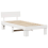 VidaXL vidaXL Bed Frame with Headboard White 90 x 190 cm Solid Pine Wood 4