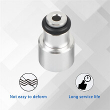 8Pcs LS3 LS7 LS9 L76 to LS2 Fuel Injector Adapter Spacer Kit Aluminum Compatible with LS2 Intake Fuel Rails