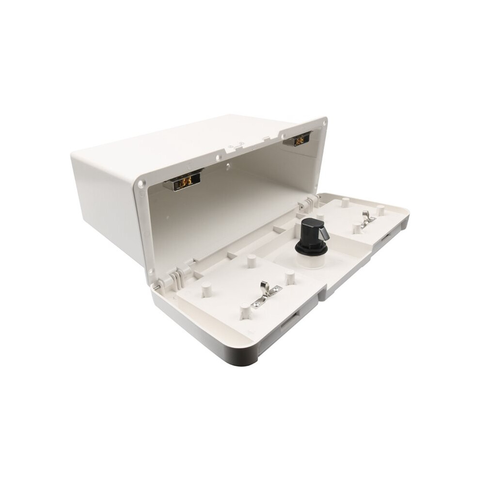 Marine Boat Pontoon Storage Compartment, Lockable Boat Yacht Dock Glove Box, Multifunctional 2 Cup Holder Design 4711982320630