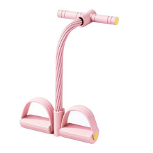 6-Tube Multifunction Tension Rope,Pedal Resistance Bands with Handle,Abdominal Exercise Tension Rope,for Arms,Slimming