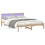 VidaXL vidaXL Bed Frame with Headboard Brown 150 x 200 cm Solid Pine Wood 3