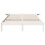 VidaXL vidaXL Bed Frame White 150 x 200 cm Solid Pine Wood 5