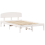 VidaXL vidaXL Bed Frame with Headboard White 135 x 190 cm Solid Pine Wood 4