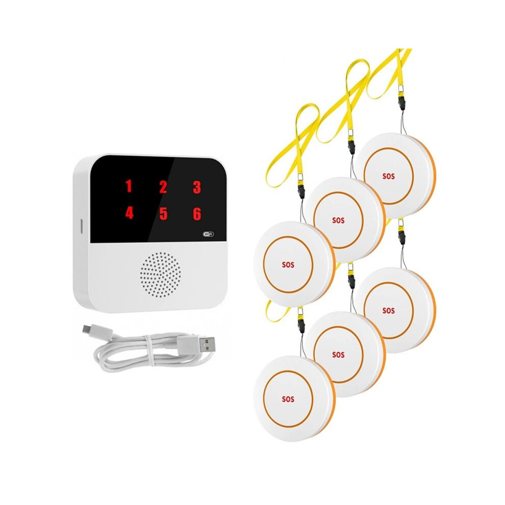Tuya Seniors WIFI Button Wireless Caregiver Pager Elderly SOS Alarm Senior Elderly Emergency Alarm
