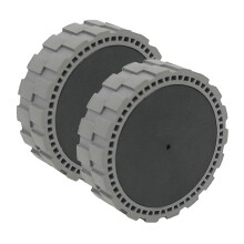 Driving Wheel Casters for Deebot X1/T10 Turbo Omni Vacuum Cleaner Accessories Travel Wheel Tire 2PCS