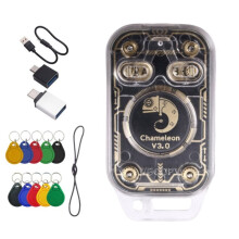 Chameleon V3.0 RFID Chip Reader ID IC Tag Copyer NFC Reader Writer Card Emulator+5XUID/CUID Keychain
