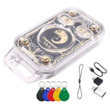 Chameleon V3.0 RFID  Chip Reader ID IC 125K 13.56M Tag Copyer NFC Reader Writer  Card Emulator+5XUID Keychain