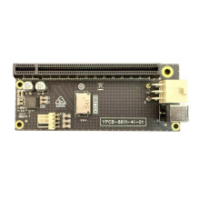 Carte Adaptatrice Oculink SFF-8611 Vers PCIe X4 : Adaptateur Oculink SFF8611 Vers PCIe 4.0 avec Port GPU 6 Broches et Port D'Alimentation 12 V 5,5 X