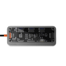 USB-C-Hub 10-in-1-Adapter /TF-Dockingstation, 4K--Kompatibler USB-Adapter Typ C PD-Ladestation USB-C-Splitter