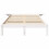 VidaXL vidaXL Bed Frame White 135 x 190 cm Solid Pine Wood 5