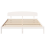 VidaXL vidaXL Bed Frame with Headboard White 200 x 200 cm Solid Pine Wood 5