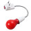 1W Darkroom Safe Light LED Bulb - E27 Socket Red Lamp for Film/Slide Processing with Analog Photography EU Plug 1