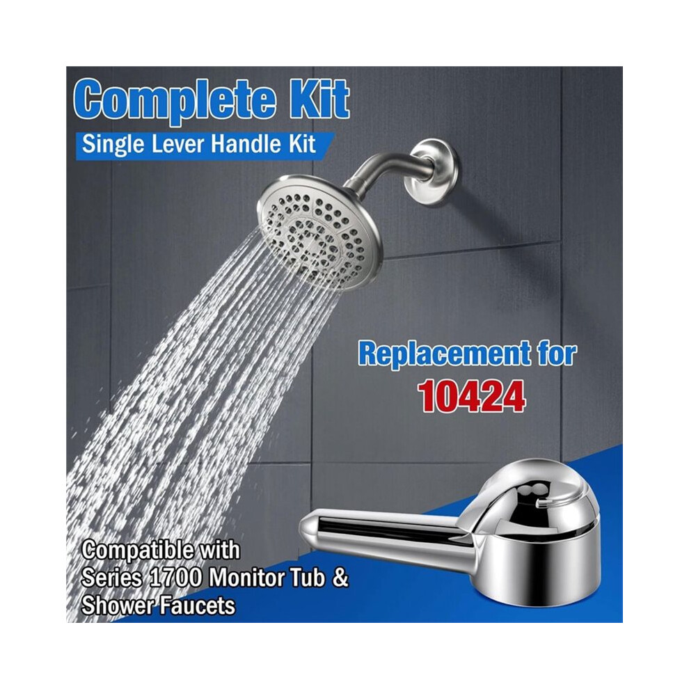 Lever Handle Replacement For 10424, Single Lever Handles Kit For Delta Series 1700 Monitor Tub And Shower Faucets 4713261537029