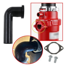 Garbage Disposal Drain Elbow Replacement for Moen Garbage Disposal Drain and Gasket Kit,with 1.5" Elbow, Flange