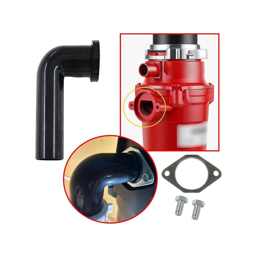 Garbage Disposal Drain Elbow Replacement For Moen Garbage Disposal Drain And Gasket Kit,With 1.5" Elbow, Flange 6031679546586