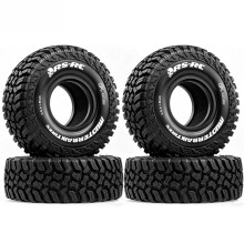 Pneus Crawler 1,9" Antidérapants pour Terrain Boueux, Pneus en Caoutchouc Robustes pour Crawler 1/10 TRX4 TRX6 SCX10 Gen8 RS561