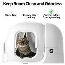 Cat Toilet Magnetic Dustproof Curtain for MAX, Upgraded Privacy Cover for Cat Litter Box, Anti-, 1PC