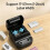 Thermal Label Printer with 3Roll Self-Adhesive Paper Portable Inkless Printer  Sticker Tag Label Maker 1