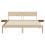VidaXL vidaXL Bed Frame with Headboard Brown 150 x 200 cm Solid Pine Wood 5