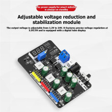 Adjustable Voltage Regulator Module 6-24V to 3.3V 5V - Buck Converter Board for Electronics Competition DIY Projects