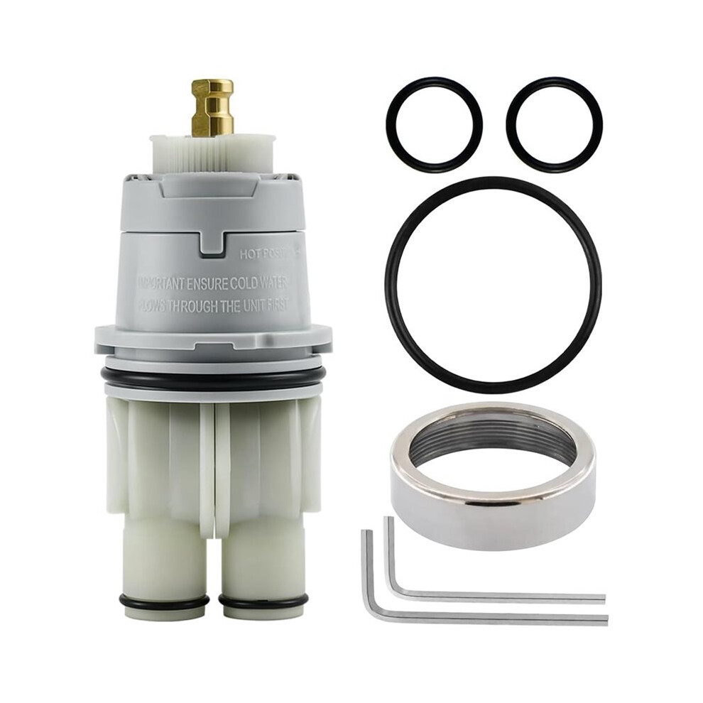 Rp46074 Compatible For Delta 13/14 Series Bath Tub Shower Faucet Single Handle Universal With Rp22734 Bonnet Nut 4714003562910