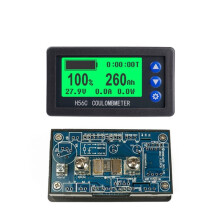 H56CS DC100V Coulometer Battery Capacity Tester 50A LCD Backlight Display Digital Ammeter Voltmeter Meter Monitor