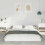 VidaXL vidaXL Bed Frame White 150 x 200 cm Solid Pine Wood 3