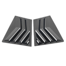 For Sportage KX5 2011-2015 Car Rear Louver Window Side Shutter Cover Trim Sticker Vent Scoop ABS Accessories