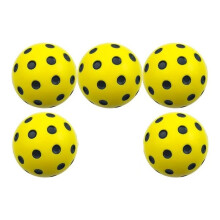 5 Palline da Pickleball Silenziose In Schiuma, Perfette per Allenamento Indoor e Outdoor, In Materiale PU, A Basso Rumore, Disponibili In 2 Colori: