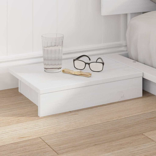 VidaXL vidaXL Bed Frame White 120 x 190 cm Wood 2