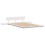 VidaXL vidaXL Bed Frame White 120 x 190 cm Wood 4