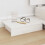VidaXL vidaXL Bed Frame White 90 x 190 cm Wood 3