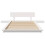 VidaXL vidaXL Bed Frame White 90 x 190 cm Wood 5