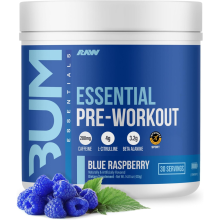 Raw Nutrition, Bum, Tärkeä Ennen Harjoittelua, Blue Raspberry, 14,39 oz (408 g)