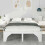 VidaXL vidaXL Bed Frame White 150 x 200 cm Solid Pine Wood 3