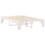 VidaXL vidaXL Bed Frame White 150 x 200 cm Solid Pine Wood 4