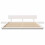 VidaXL vidaXL Bed Frame White 150 x 200 cm Wood 5