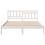 VidaXL vidaXL Bed Frame with Headboard White 150 x 200 cm Solid Pine Wood 4