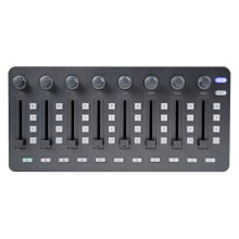M-VAVE SMC Mixer Gray Wireless DAW Controller 8 Knobs 8 Faders USB for Music Production and Live Performance