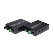 1 Paar RS485-Datenverlängerungskonverter 10/100 Mbit/S Ethernet über Singlemode-Einzelfaser SC/FC Medienkonverter B US-Stecker