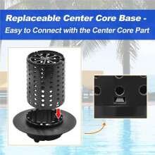 59053800 Base de Remplacement pour Filtre de Piscine Center Core 59053500, 59053600, 59053700, 59053800, Base de Noyau Central