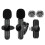 Microfono Lavalier Wireless Professionale A Doppio Microfono da Bavero per Registrazioni Audio e Video con Cellulare e Vlogging. 1