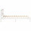 VidaXL vidaXL Bed Frame with Headboard Brown 100 x 200 cm Solid Pine Wood 5