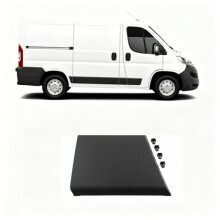 Dla Ducato dla Relay dla 8547W6 Listwa Ozdobna Drzwi Przednich Lewa/Prawa Strona, Listwa Wykończeniowa Słupka 735422953 735422945