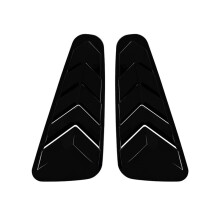 Side Window Blinds for Mustang MK5 2005-2014 Rear Window Air Vent Louvers Cover Trim Accessoriess